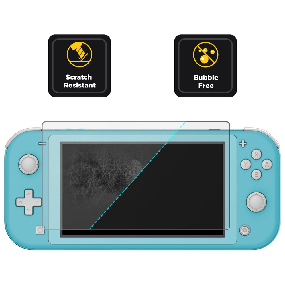 Nintendo Switch Lite Tempered Glass Screen Protector UHD Ultra Clear Transparent