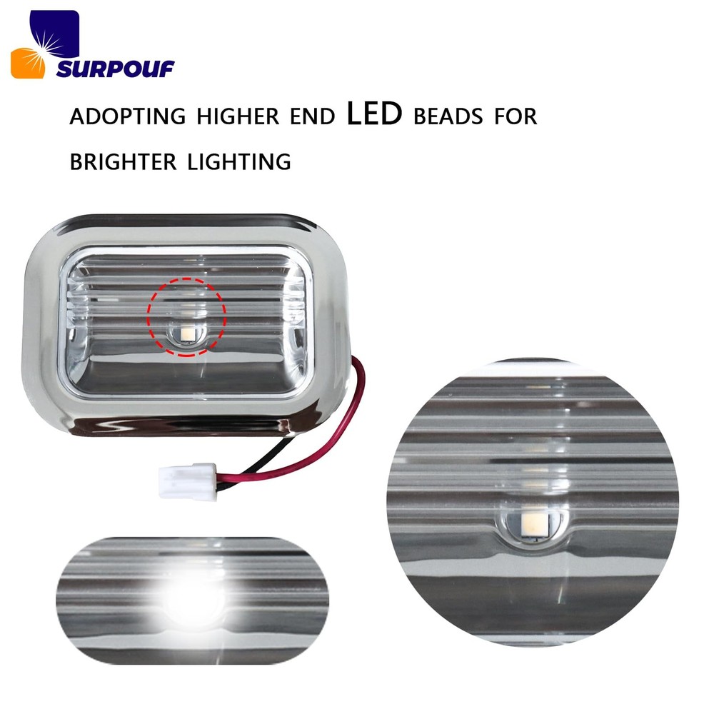 2PK W11462342 Refrigerator LED Light Module Assembly Fits for Whirlpool Refri...