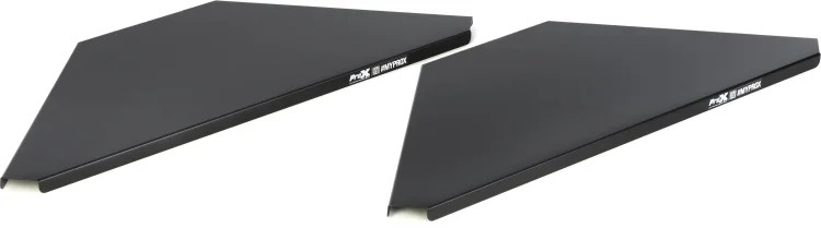 ProX Universal Corner Shelves for DJ Facade - Black