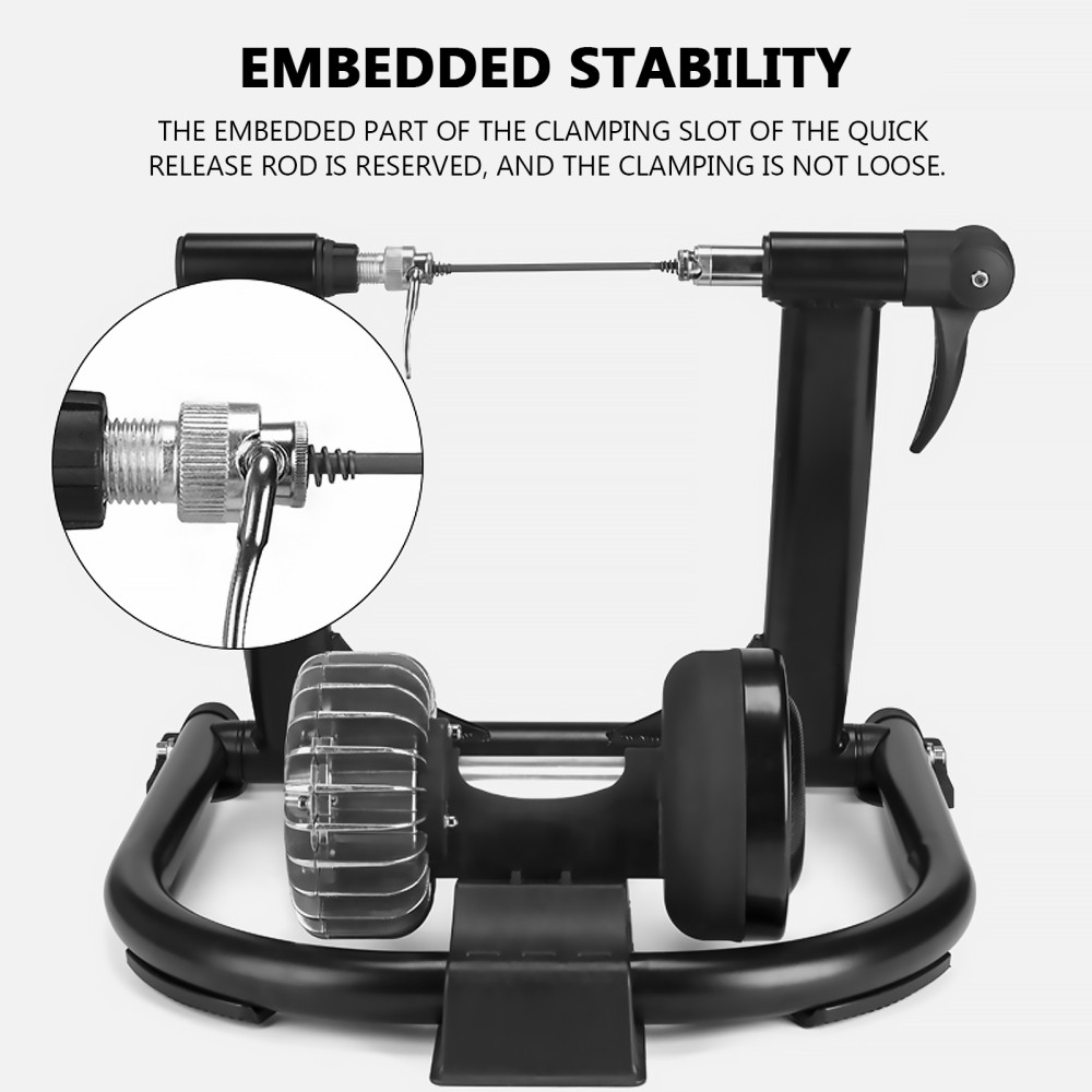 2 PCS Bikes Trainer Front Wheel Block Quick Release Skewer Rear for