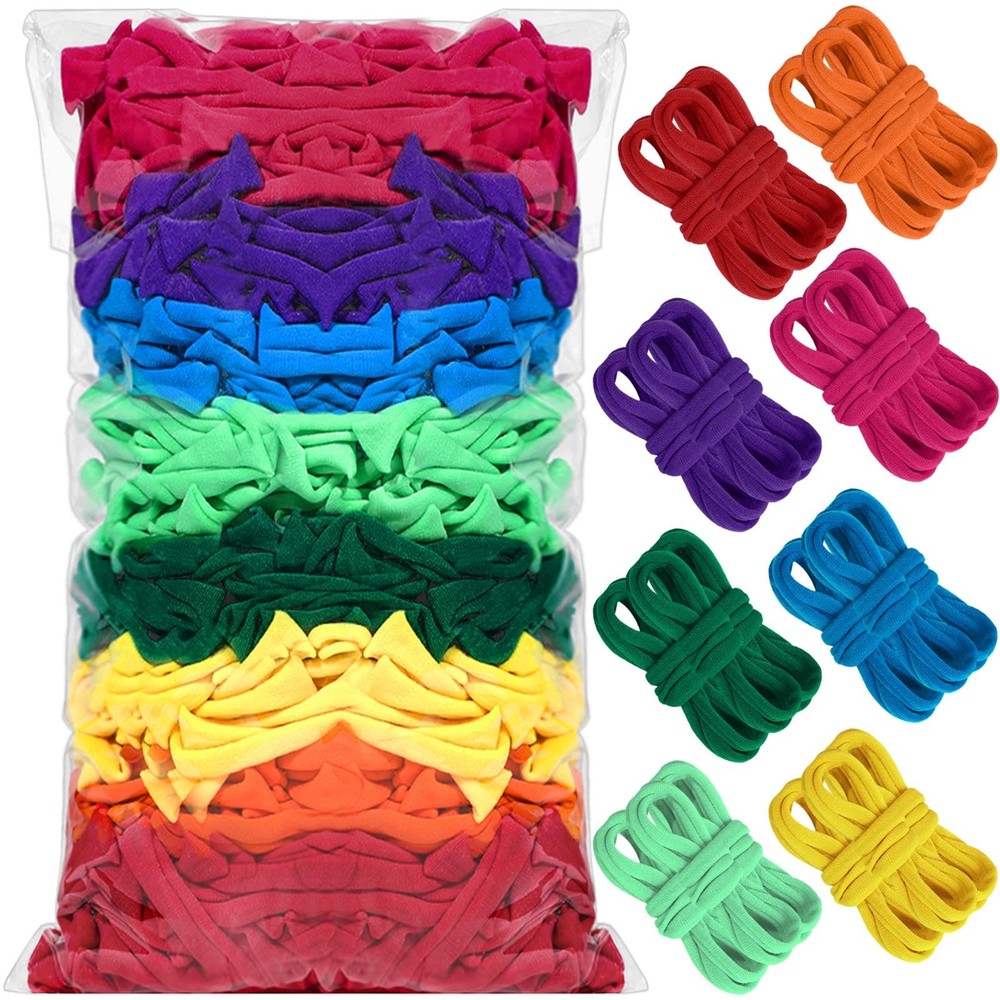 600 Pieces Loom Loops Potholder Muti-Colored Weaving Loom Loop Potholder Loop...