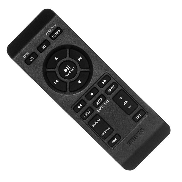 Philips Bluetooth CD Player USB FM Radio Boombox Portable Stereo System W/Remote