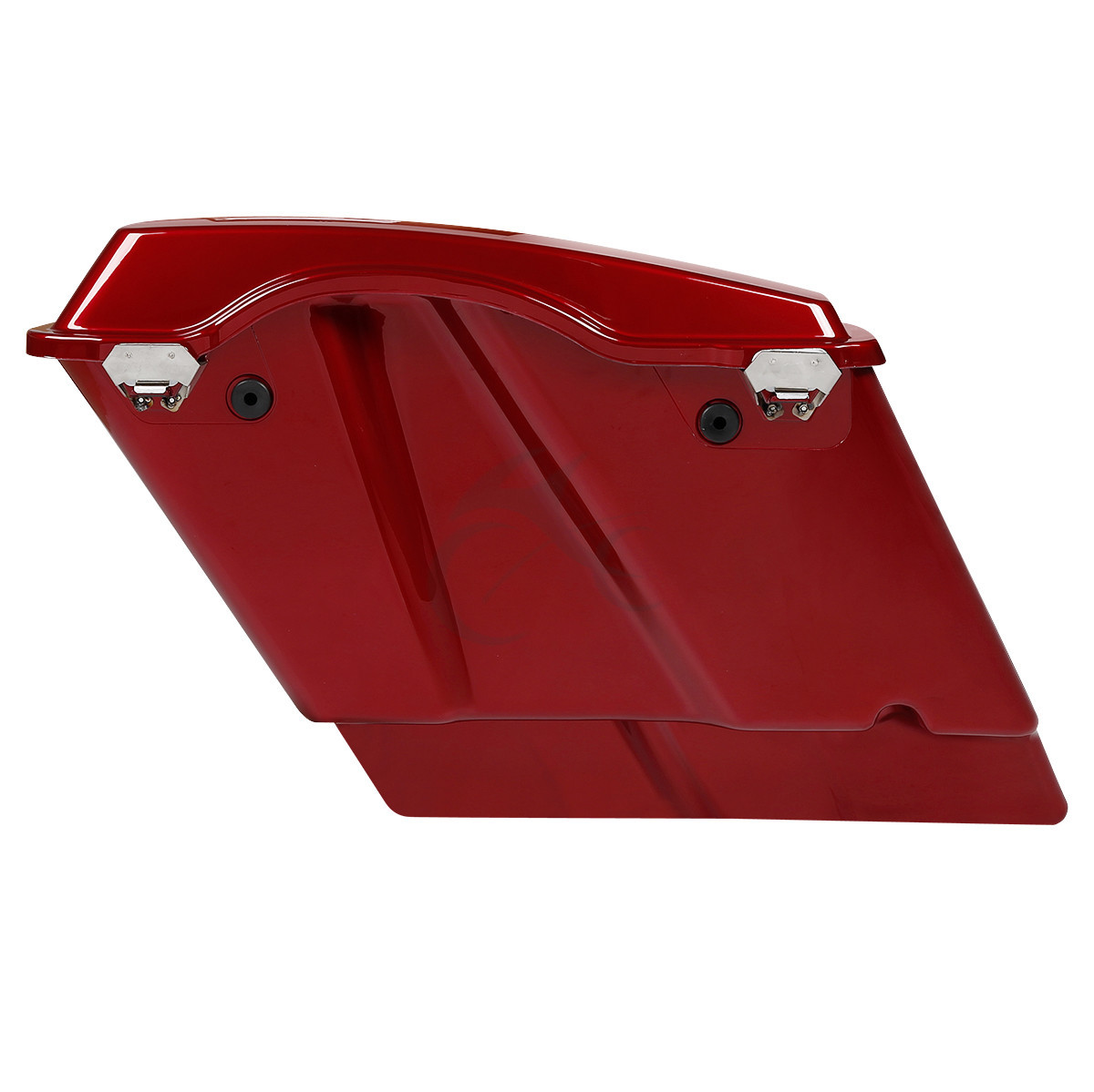 5" Stretched Saddlebags Fit For Harley Electra Glide 93-13 Velocity Red Sunglo