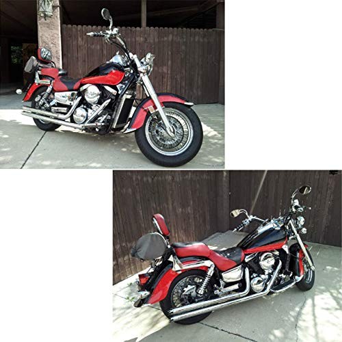 1 Pair Hand Grips Chrome Black-C