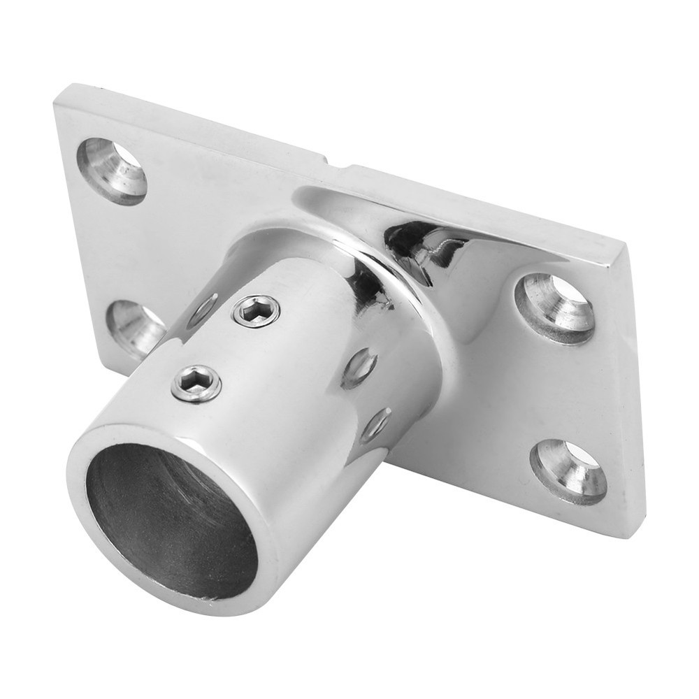 Boat Rail Fitting 316 90 Degrees Rectangular Marine Boat Hand Rail Base