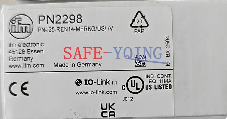 1PC New Ifm Pressure Sensor PN2298