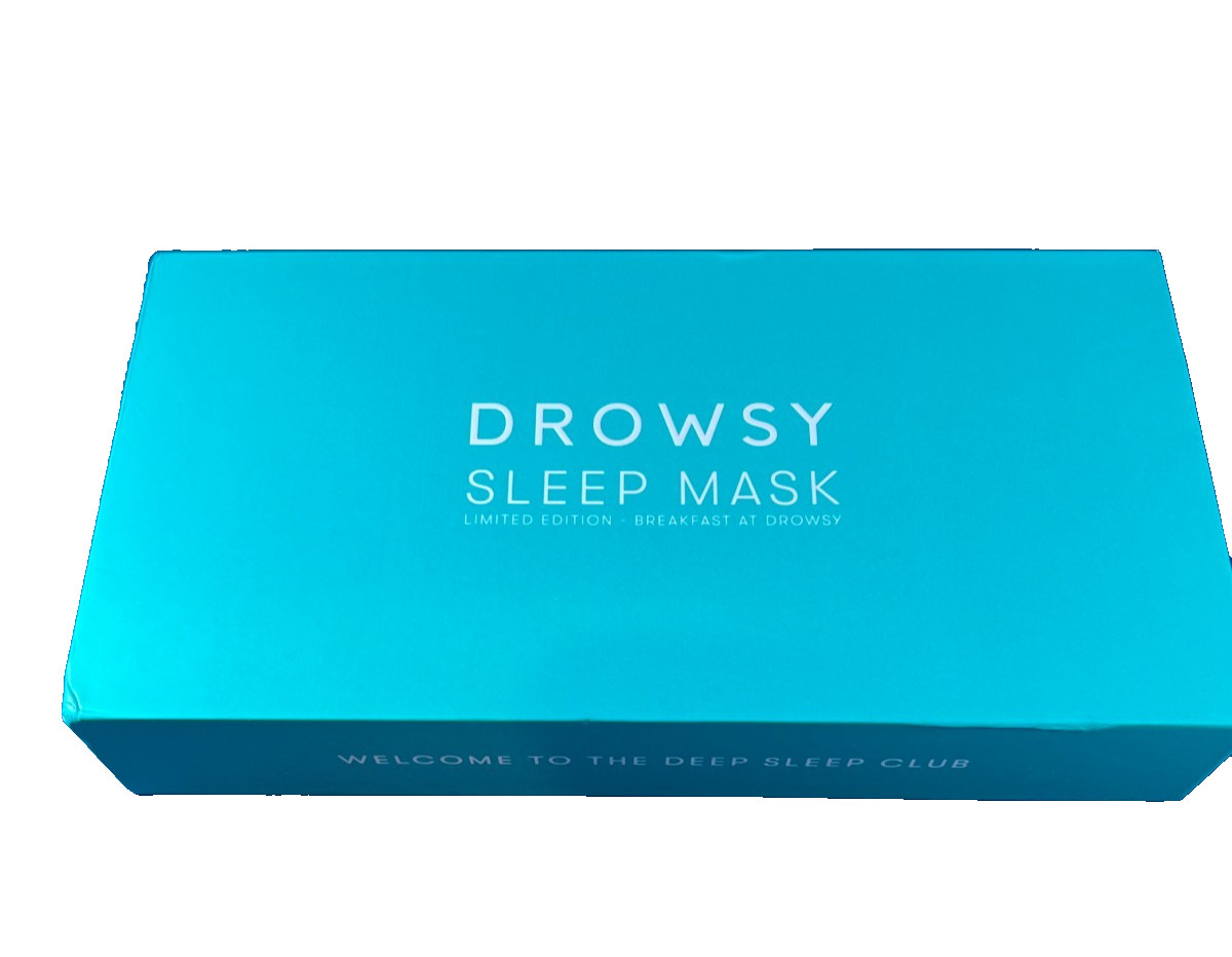 Drowsy Sleep Mask Limited Edition Breakfast at Drowsy NEW IN BOX