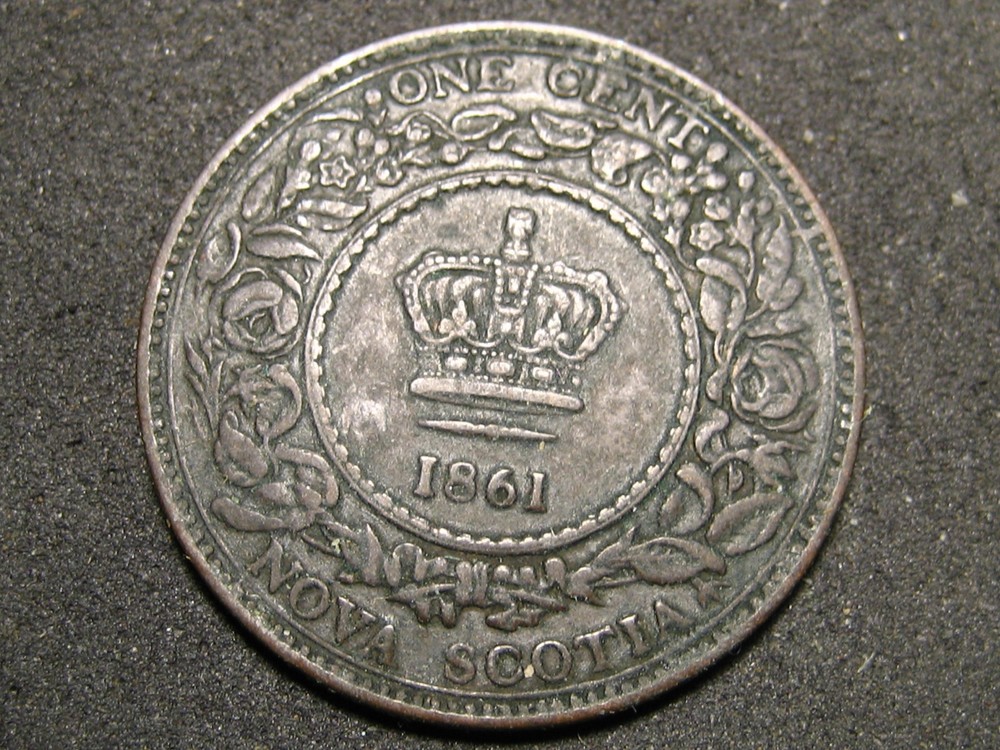 1861 Nova Scotia One Cent