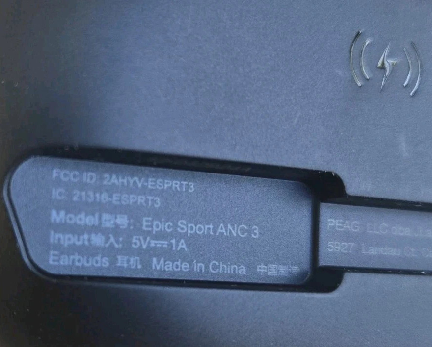 Original OEM JLab Epic Sport ANC 3 Replacement Charging Case - Used - Tested