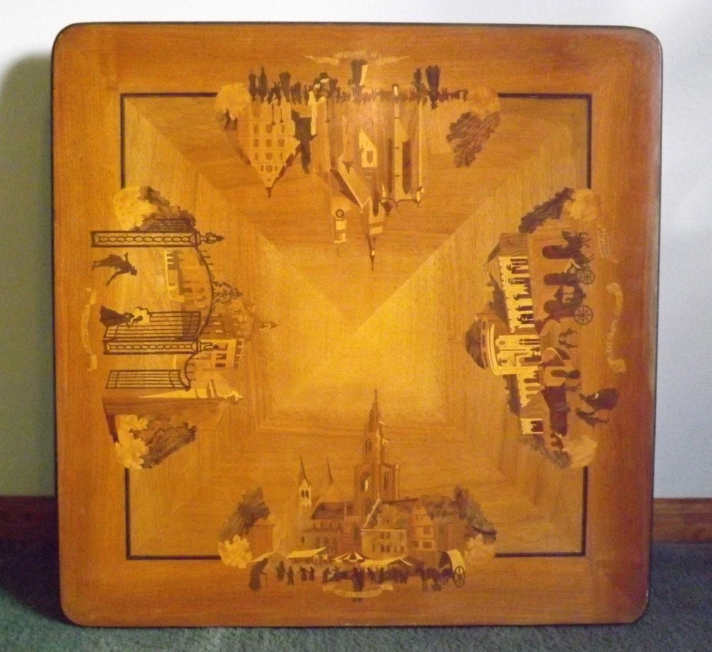 Wilhelm Renz Antique Inlaid Table