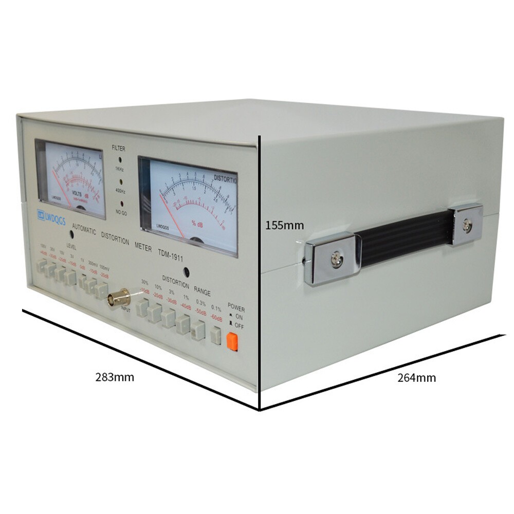 TDM-1911 Automatic Distortion Meter Audio Signal Distortion Analyzer 0.01%-30%
