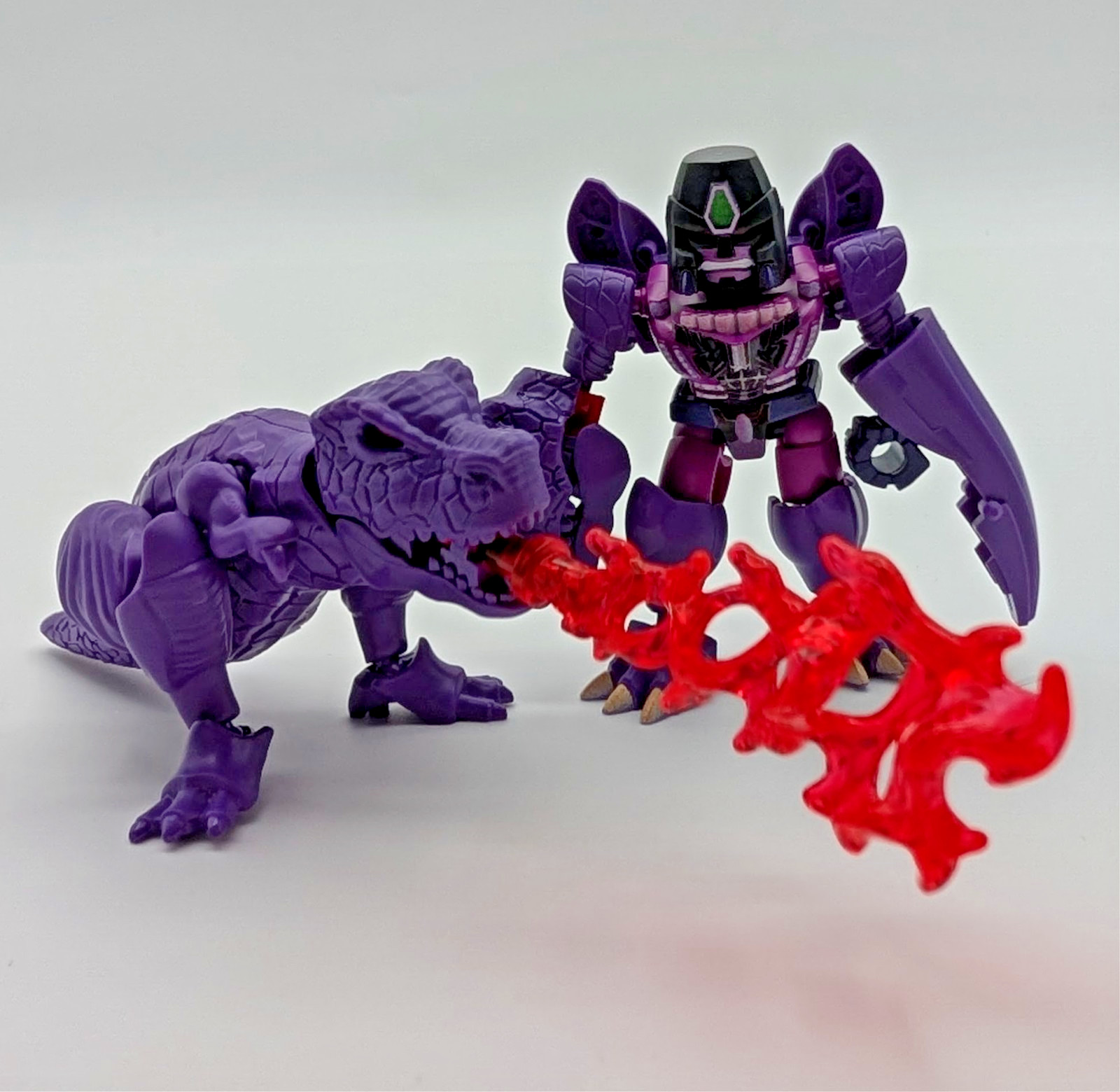 COMBO Blokees Transformers Defender 6 Beast Wars Megatron & Dino Mode 2-Pack!