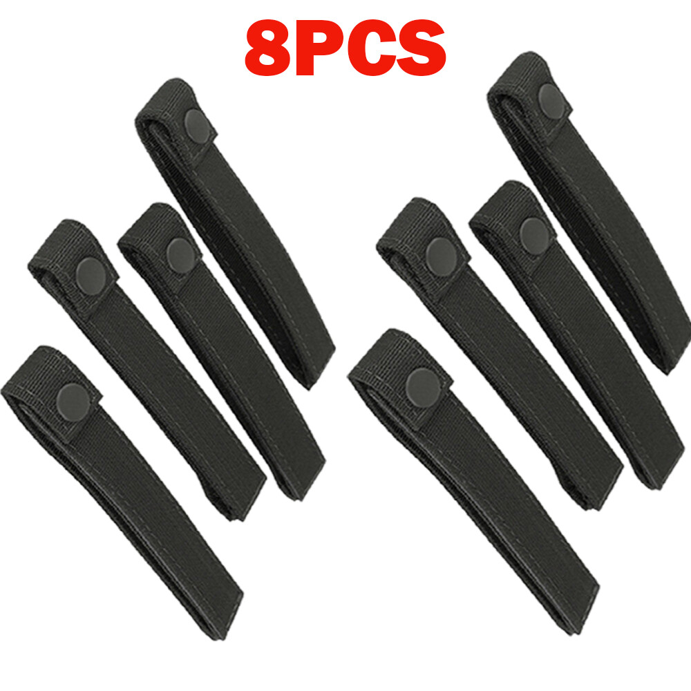 8 x 6" MOD MOLLE PALS Modular Web Gear Replacement Tie Straps Black