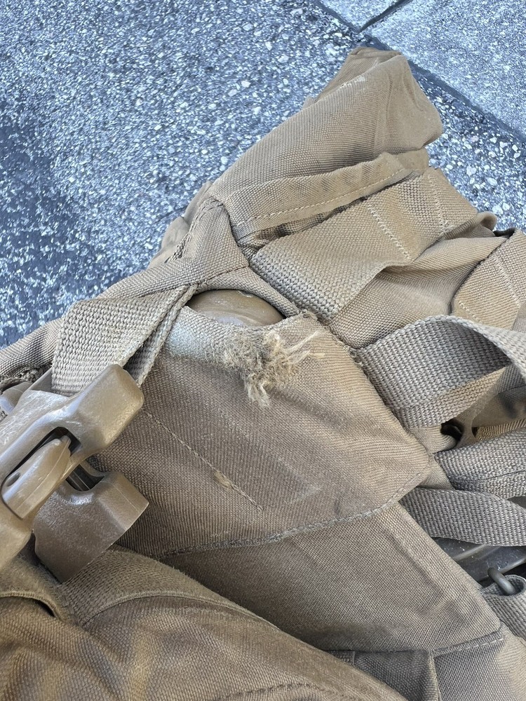 DAMAGED USMC Complete Main Pack FILBE Coyote Backpack Large Rucksack Assault