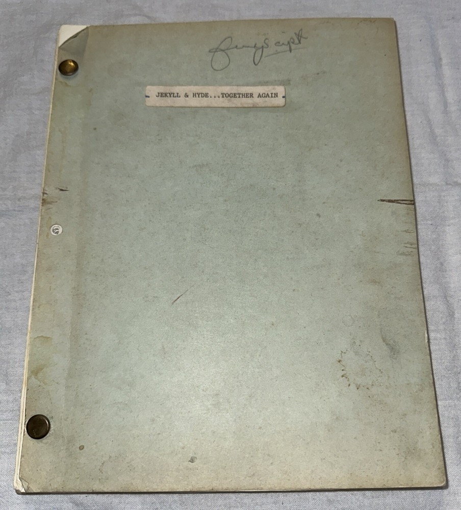 Jerry Belson - JEKYLL AND HYDE Typed Original screenplay