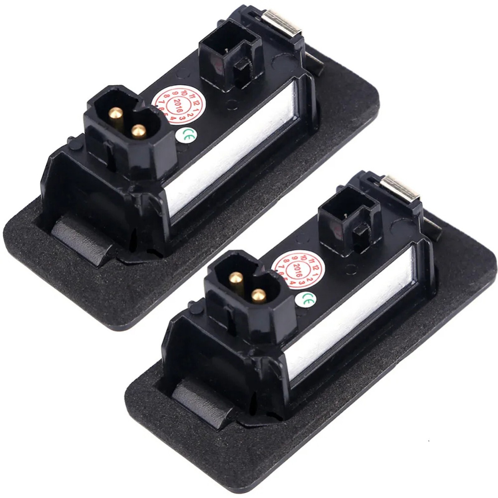 2x LED License Plate Light Tag Lamp Assembly White Canbus For BMW X1 X3 X4 X5 X6