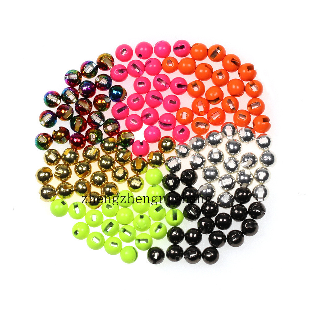 Nice Designs Slotted Tungsten Fly Tying Beads Tying Materials Plated/Diamond
