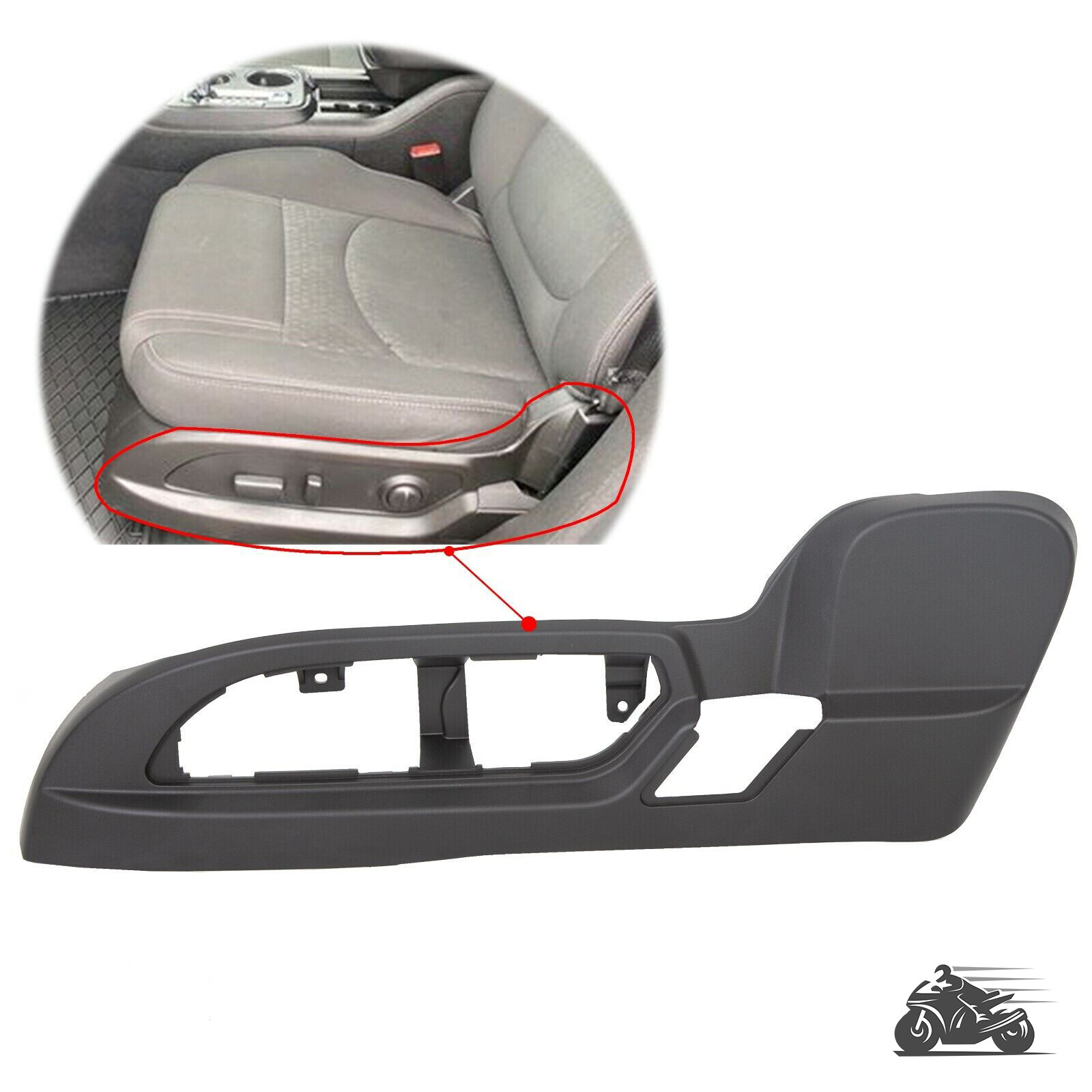 For Traverse Acadia Enclave 2009-2017 Driver Seat Switch Track Cover Bezel Trim