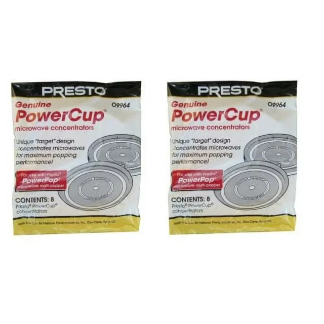 Presto 2 pack Powercup Concentrators 09964 microwave