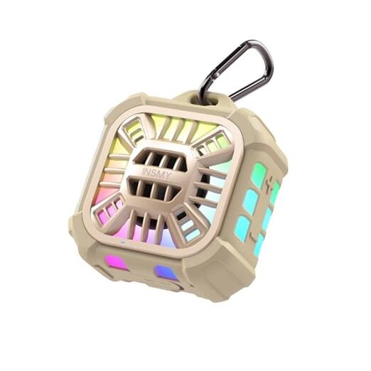 Shower Bluetooth Speaker, IP67 Waterproof Portable Small Multi Sync 100+ Khaki