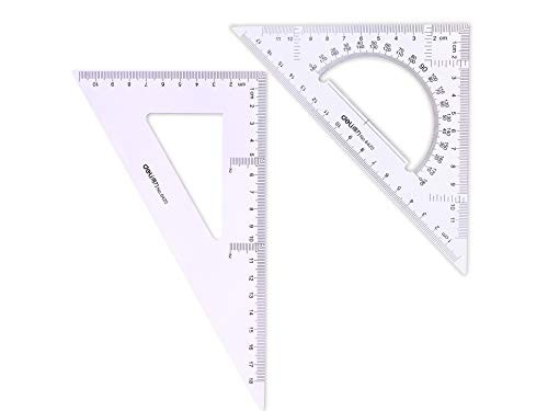 Large Triangle Ruler Square Set,Triangle Protractor,2 pieces size 1