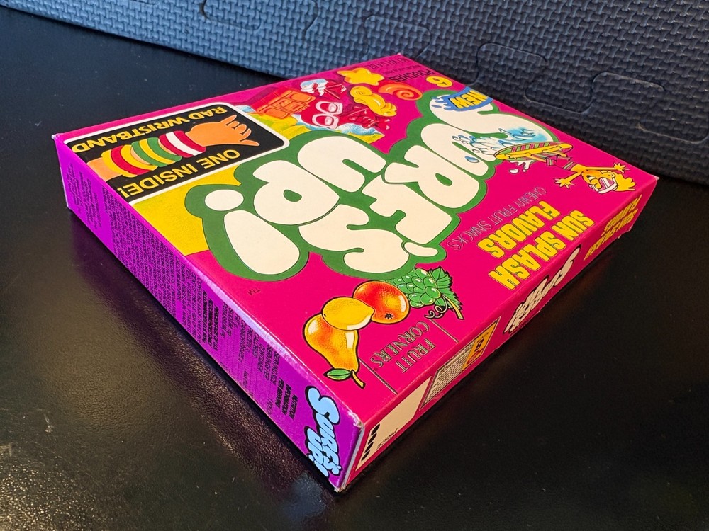 Surfs Up fruit snacks - Empty custom design display box