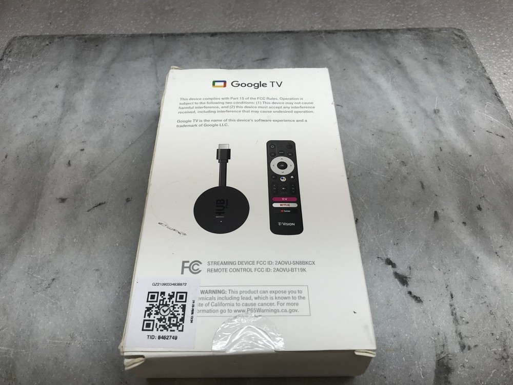 OPEN BOX T-Mobile TVision HUB Media Streaming Device HDMI Android TV