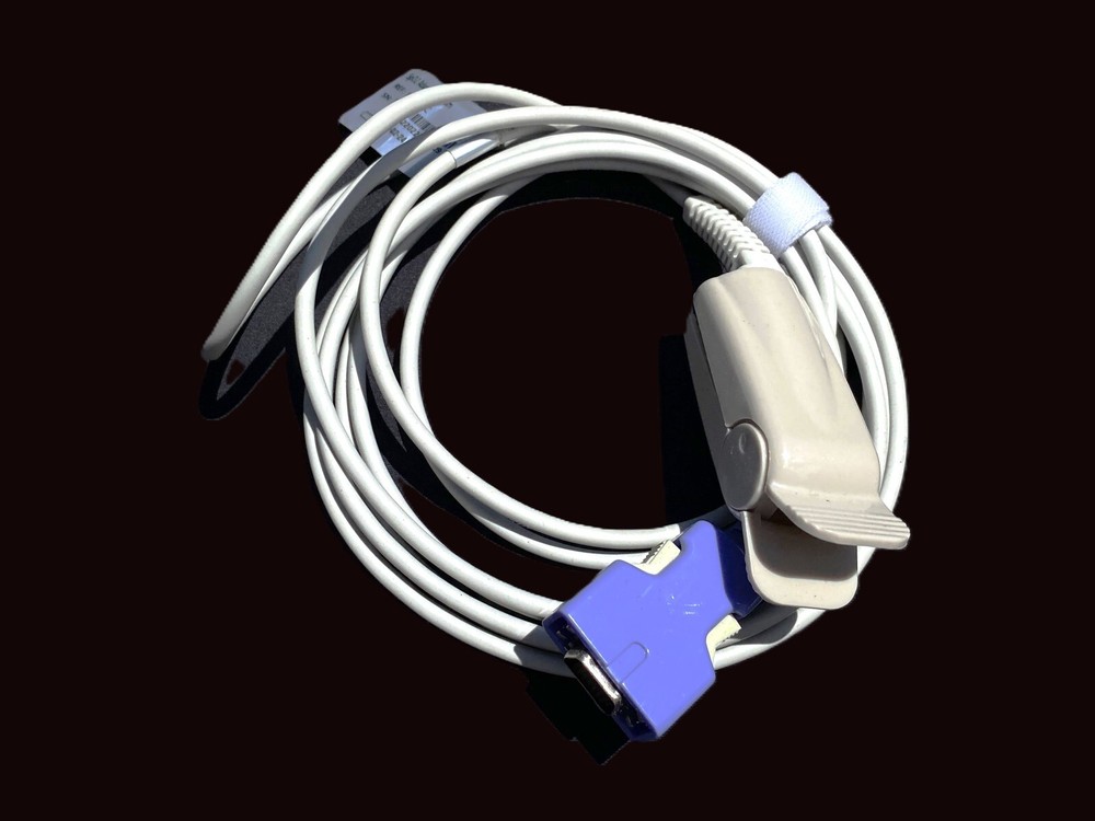 4 - Sp02 reusable adapter cable 10ft Nellcor compatible