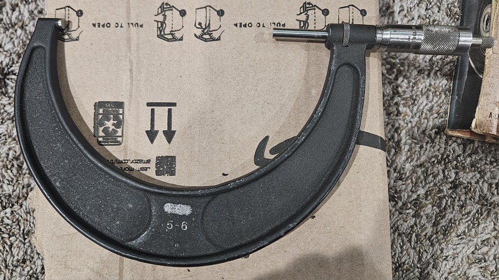 Brown & Sharpe 5"-6"  OD Micrometers (without box)