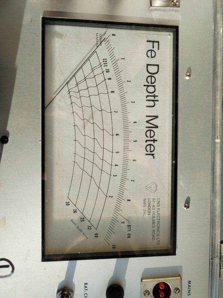 Vintage Fe Depth Meter, CNS Electronics Ltd K2C17
