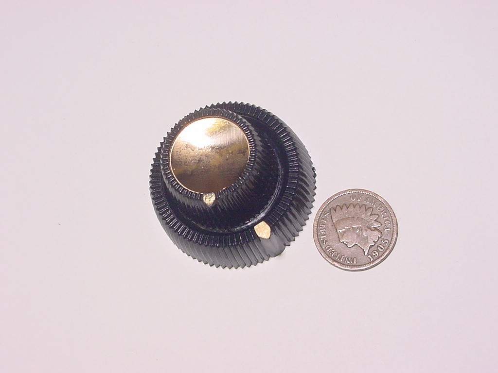 HEATHKIT SP-2 STEREO TUBE PREAMPLIFIER 2-PARTS COAXIAL CONTROL KNOB SET