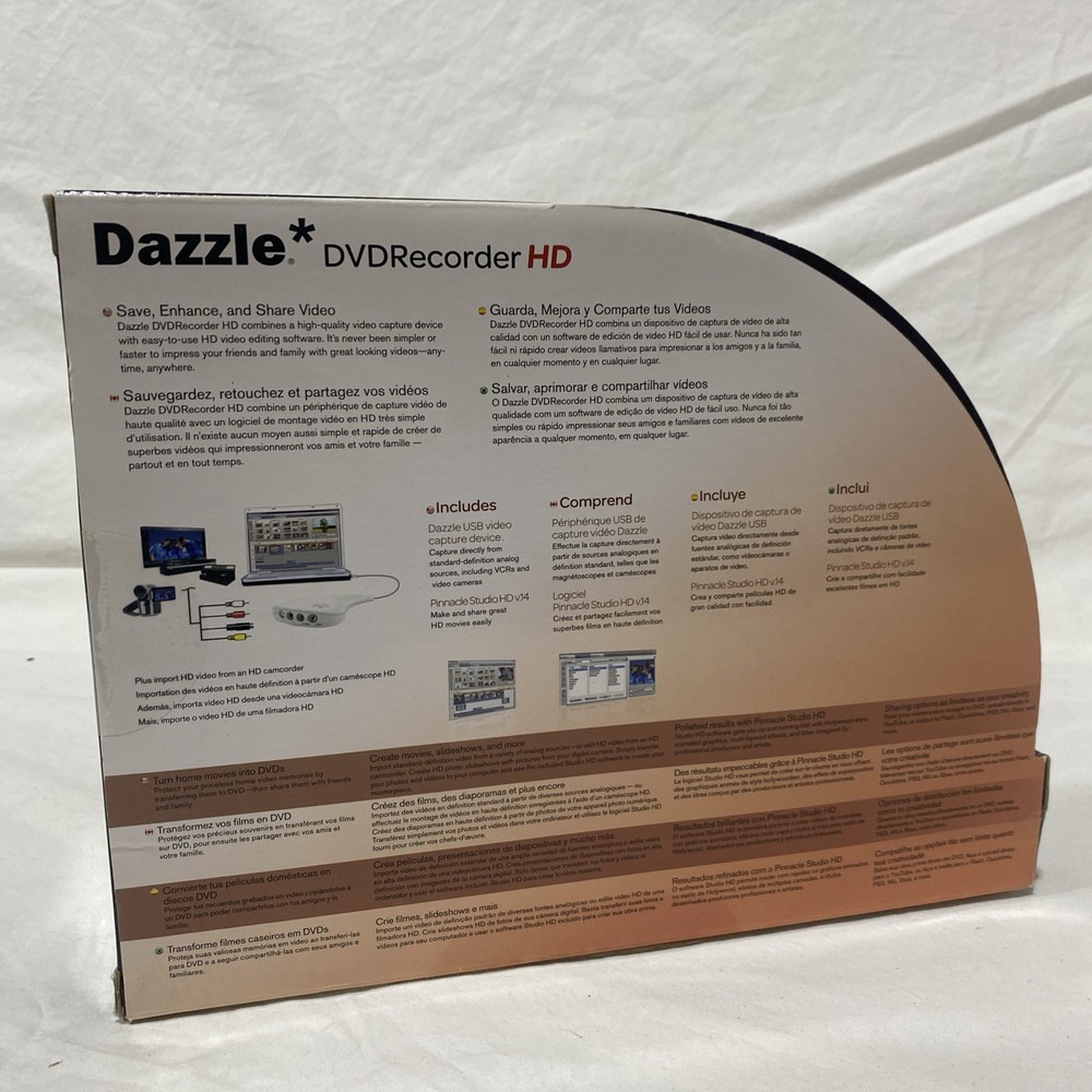 Dazzle Video Creator Plus - Pinnacle Studio DVD Recorder Video Capture Device