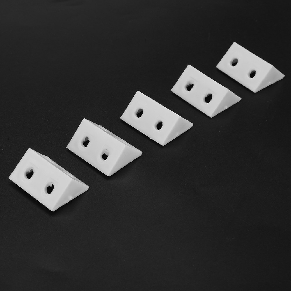 50pcs Plastic Right Angle Corner Brace Durable Reinforcement For