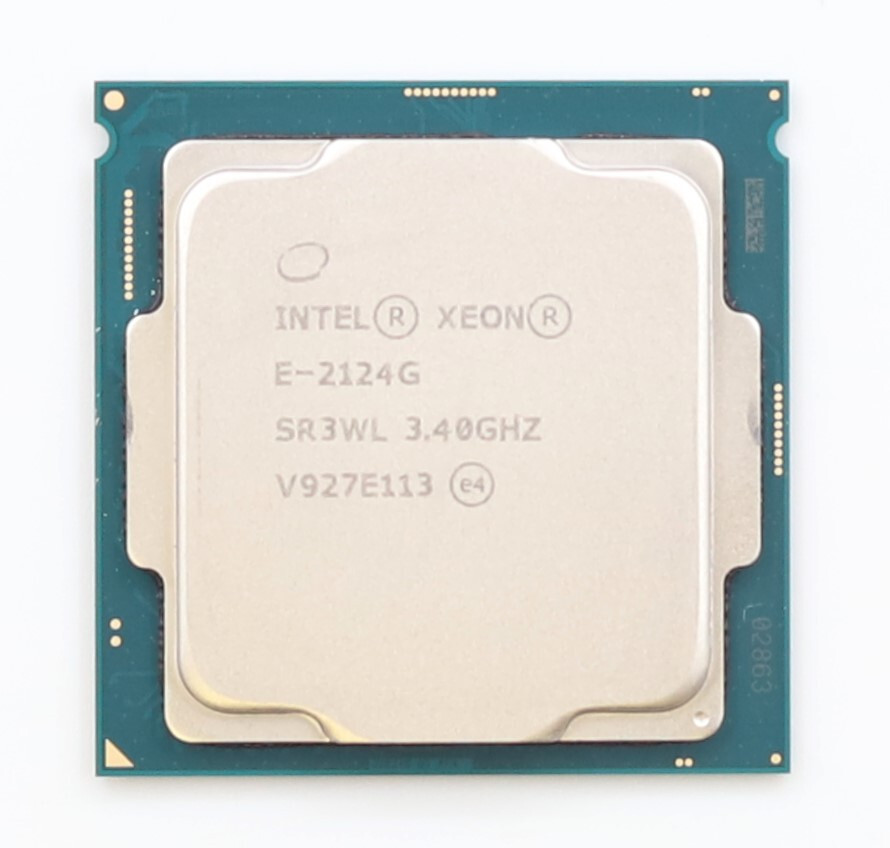 Intel Xeon E-2124G 3.40GHz Quad-Core 8MB LGA 1151 Processor P/N: SR3WL Tested