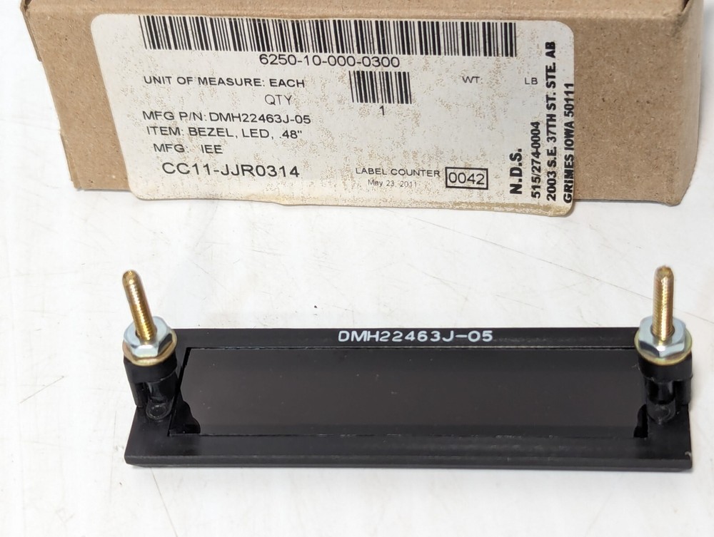 New IEE DMH22463J-05 Replacement Window for LED Panel Meter