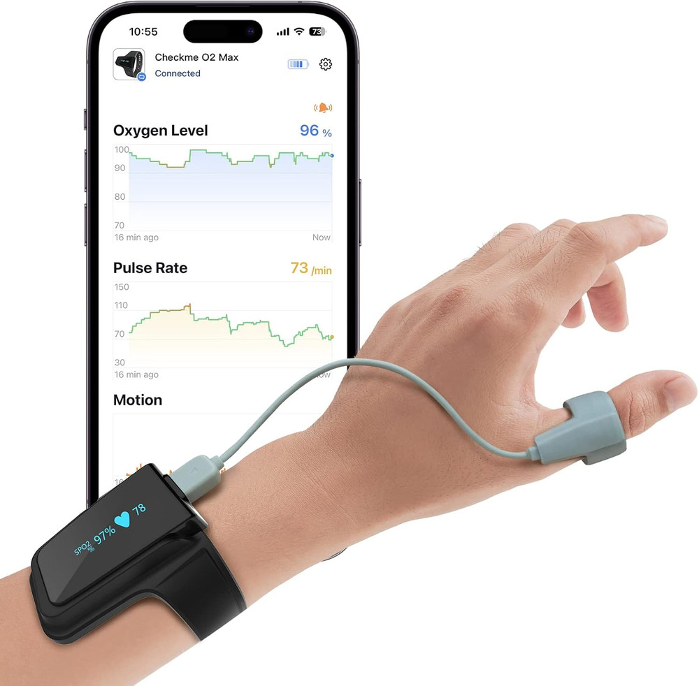 Sleep SPO2 Ring Sensor, O2 Ring Probe for Checkmeo2 Max, Visual Oxy, Oxiband & S