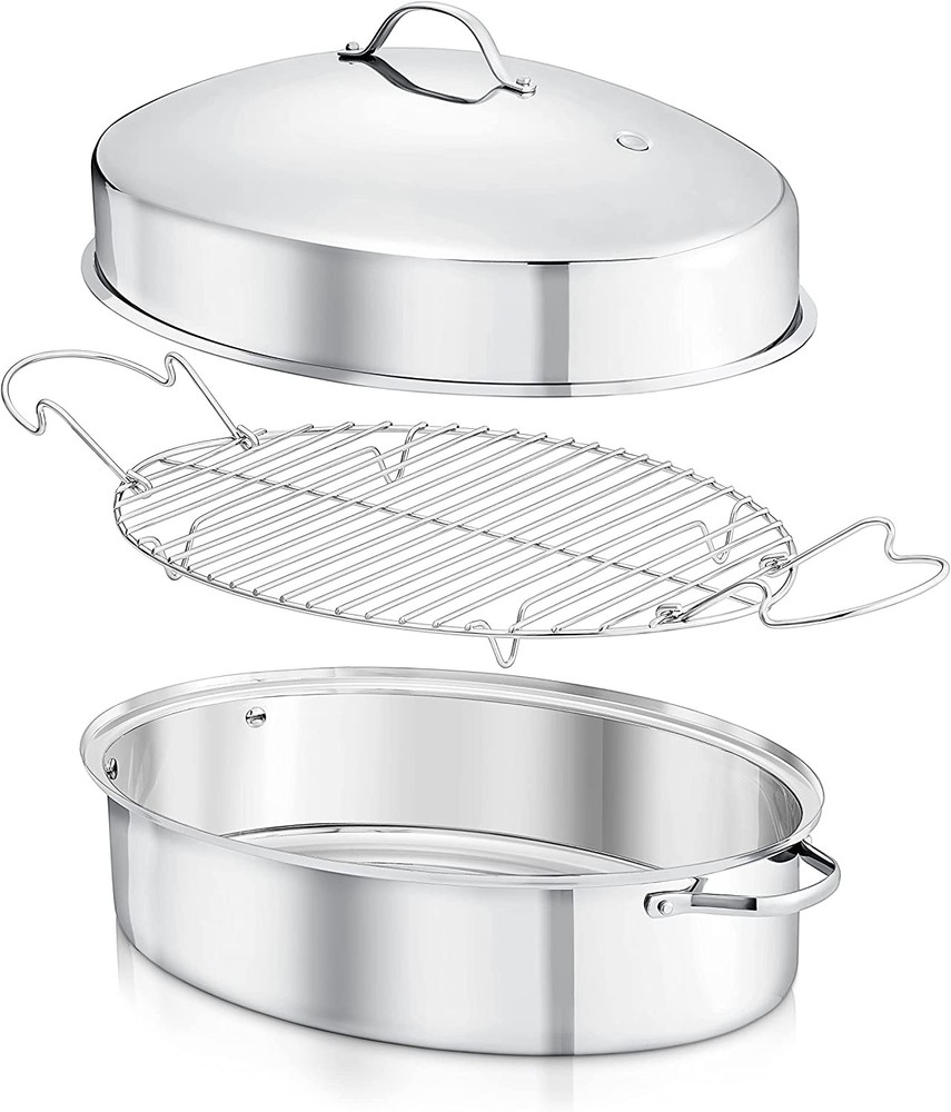 Nutrichef NCOAVL99 46Cm/18" Oval Roaster