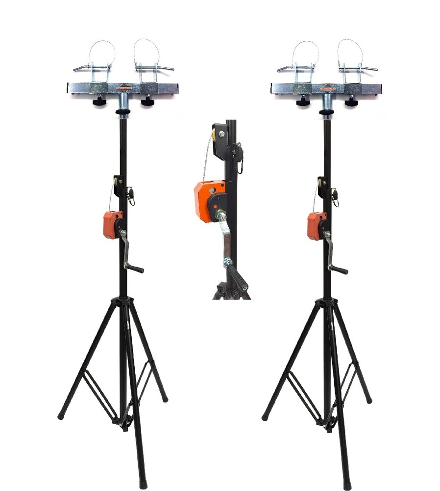 15' Wide Crank Triangular Trussing Mobile DJ Lighting Truss System Triangle