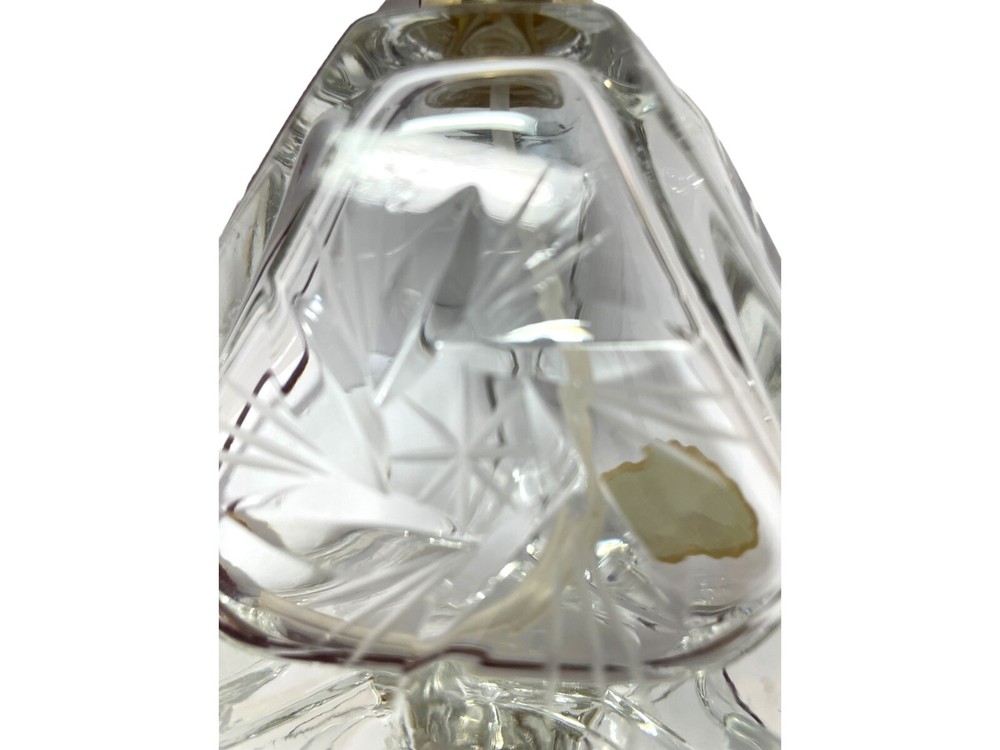 Scent Perfume Bottle Atomizer Handcut Lead Crystal Empty West Germany