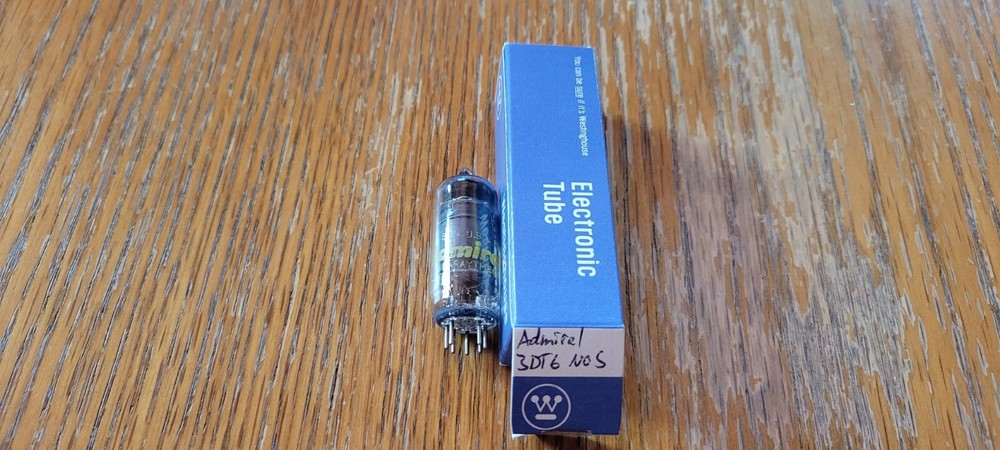 Admiral NOS 3DT6 Vacuum Tube Tested