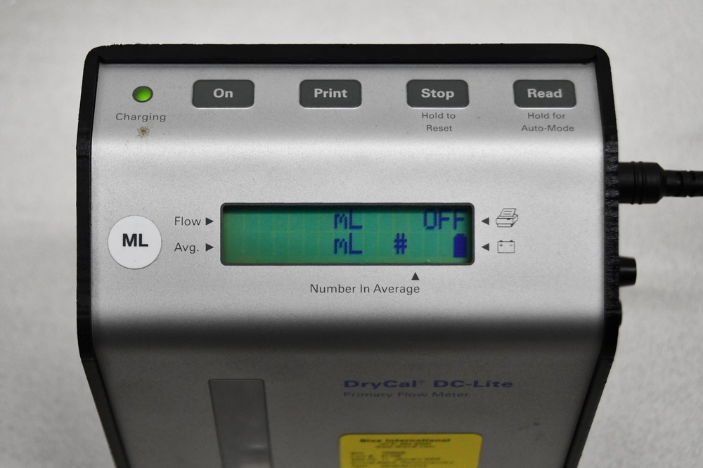 ^ Bios DryCal DC-Lite Primary Flow Meter DCL-ML #X6315