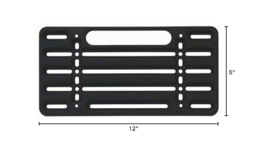 Universal 12" x 6" License Plate Mounting Kit