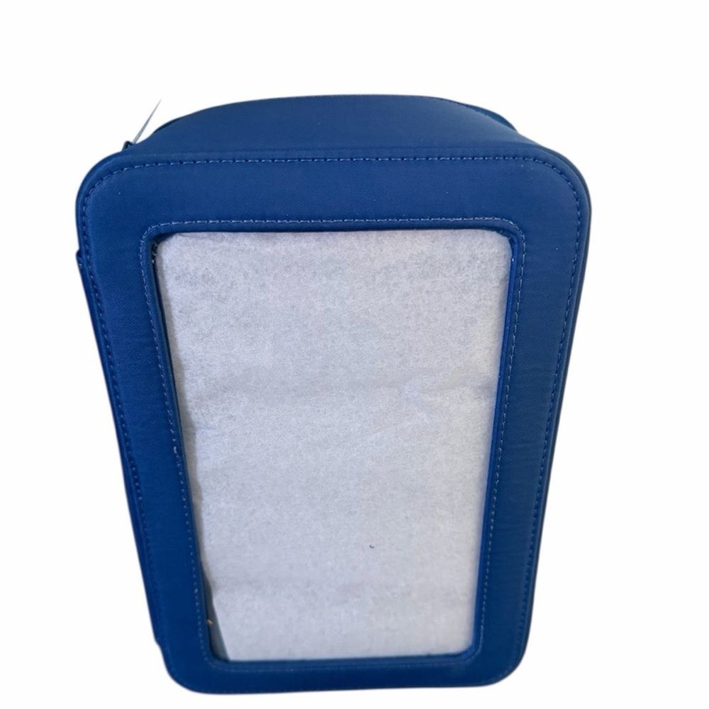 Glo Tech 3-Piece Cosmetic Bag Set with Compact Mirror NWT