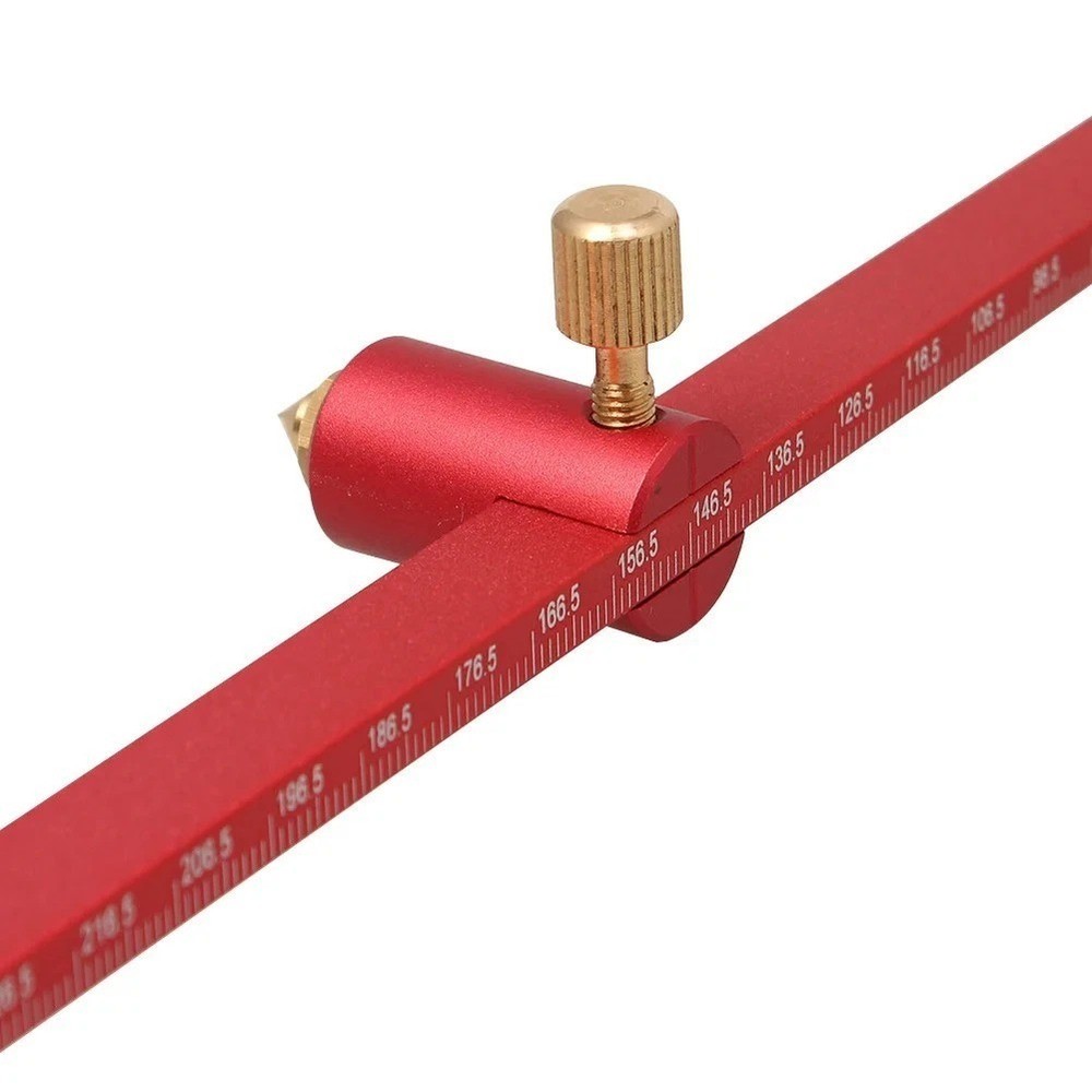 Adjustable Compass Ruler - Precision Circle Drawing for Woodworking & Drafting