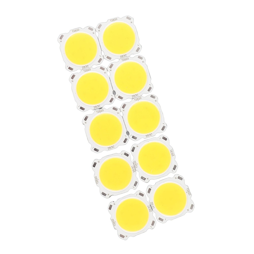 10pcs Round COB LED Chip Bulb For Bright Decoration Light