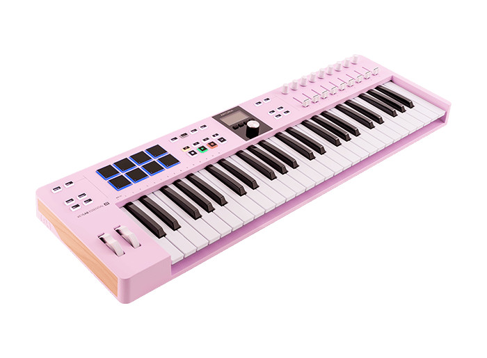 Arturia Keylab Essential 49 MK3 keyboard controller Rose Quartz