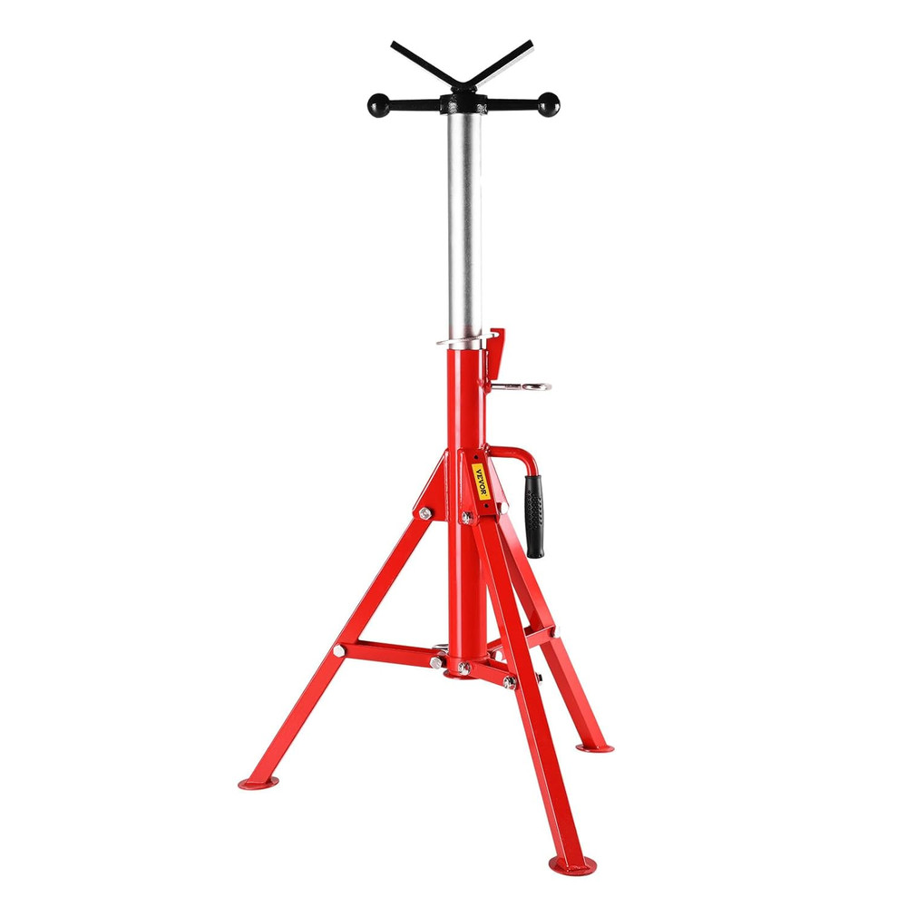 Pipe Jack Stand Robust Steel Heavy-Duty Construction | Adjustable Height Range |