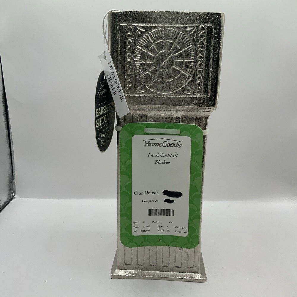 Big Ben Clock Tower Cocktail Shaker 20” Tall