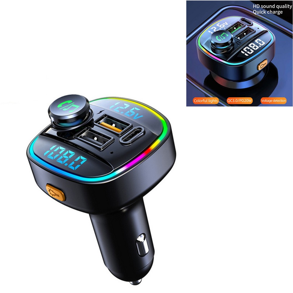 Bluetooth Car FM Transmitter MP3 Player Hands Free Radio Adapter Kit USB Charger