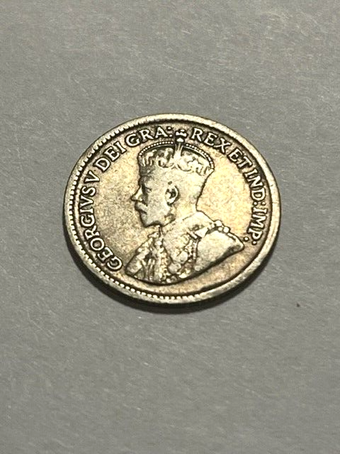 1920 Canada Silver 5 Cent F+ #9642